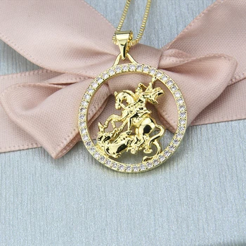 SUNSLL novo zlatno bakra ogrlica kubni cirkonij cijele privjesak za žene moda stranka /jubilej privjesak nakit ogrlica pokloni