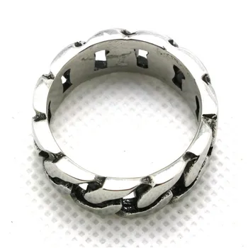 1pc veleprodajna cijena muški dječak jednostavan dizajn punk stil biciklist prsten 316L prsten od nehrđajućeg čelika strašan