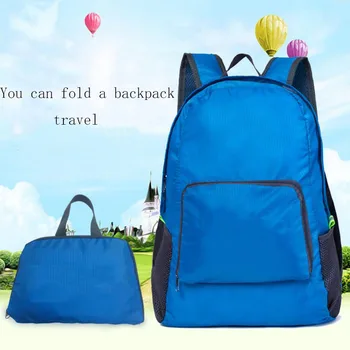 Baduxingtu sklopivi ruksak vodootporan ruksak torba za prijenosno najlon student putovanja ruksak