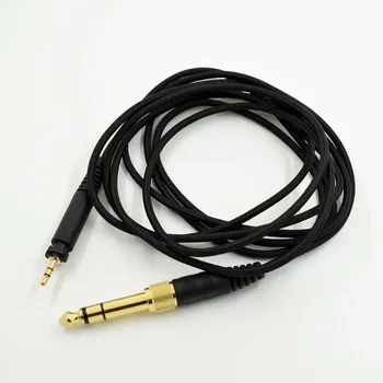 Kabel za slušalice 6.35 mm adapter za Shure SRH440 SRH840 SRH940 Philips SHP9000 SHP8900 slušalice zamjena OFC, Pleteni kabel kabel