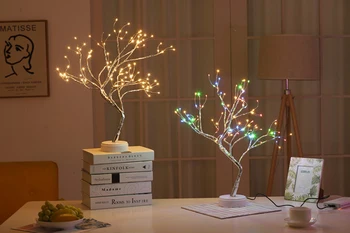 Topla Božićno drvce bakrena žica гирлянда lampa za kuću djeca spavaća soba dekor nevjerojatan svjetla granulo smještaj rasvjeta led noćna svjetla