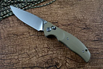 JIN02 nož YSTART Peraja džepni noževi D2 sklopivi nož-osi sustava G10 ručka crna narančasta i kaki kamp vanjski alati