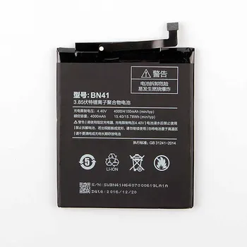 10 kom./lot 4000 mah BN41 telefon li-ion baterija za Xiaomi Redmi Redrice Note4 Napomena 4X litij-ionska baterija zamjena