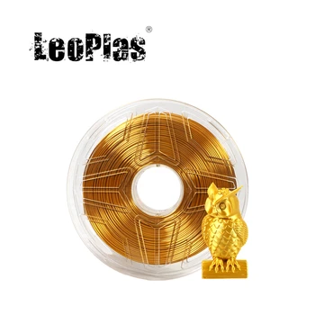 LeoPlas 1kg 1.75 mm Metal Golden Gold Silk PLA For Filament FDM 3D Printer Pen potrošni materijali tiskani potrepštine plastični materijal