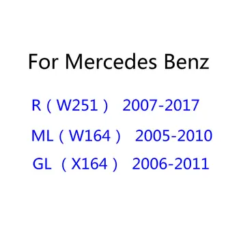 LED Car Door Svjetlo Logo projekcija призрачная sjena za Mercedes Benz W251 R Class R400 R350 R320 W164 ML X164 GL ML320 ML450 ML500