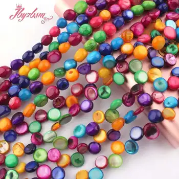 3x5-4x6 mm Nautral kamenih zrna nepravilna multi-boji ljuske grimase perle za DIY ogrlica narukvica nakit 15