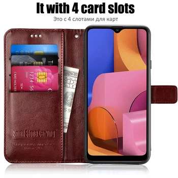 Samsung Galaxy A20s A 20 s Case kožna flip torbica za telefon Samsung A 20s cover knjige novčanik s držač kartice