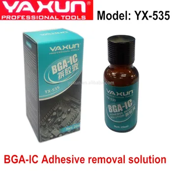 YAXUN 535 20 ml BGA IC epoksidno ljepilo za brisanje za Iphone / samsung mobilni telefon / pc chip čist BGA IC ljepilo za uklanjanje tekućine