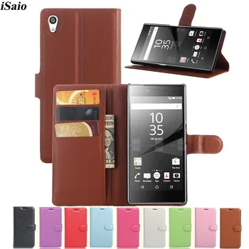 Za Sony Xperia Z5 Premium E6853 E6883 flip torbica-novčanik kožna torbica za Sony Z5 Premium Dual TPU branik torbica za telefon utora za kartice