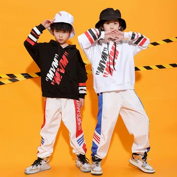 Za 4 -16 godina Djeca 2 kom. odjeća Odijela dječje pamučna odjeća hip-hop ulica odjeća plesni skup Sport dječaci djevojčice kostimi