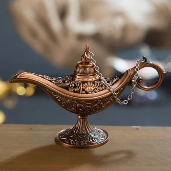 Metalne курильницы Aladdin Čarobna svjetiljka klasične metalne obrt želeći žarulja, kao što su aromaterapija peći glavni kreativne dekoracije pokloni