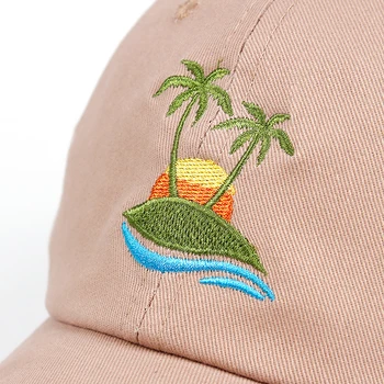 2020 Novi vez palme zakrivljena tata šešir plaža izlazak sunca odmor kapu kokos palme šešir Strapback hip-hop kapu Golf