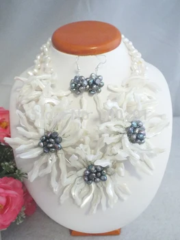 Izuzetna donje ogrlicu !! Lijepa umivaonik ručni rad cvijet ogrlica pogodan za vjenčanje nakit 20