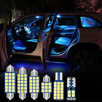 10шт 12v auto led žarulje za Volvo S60 2011 2012 2013 unutrašnjost kupole svjetla za čitanje pretinac za rukavice prtljažnik stopala svjetla pribor