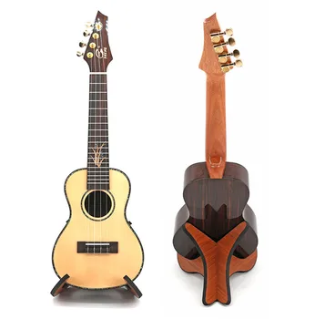 Prijenosni sklopivi vertikalni stup drveni Sklopivi stalak držač Pogodan za ukulele violina, bendžo, mandolina