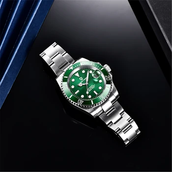 PAGANI DESIGN New men ' s Diving Automatic Mechanical Watch 40mm Sapphire Glass Military Business nehrđajućeg čelika i vodootporan sat