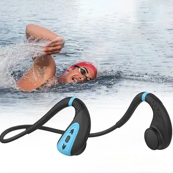 Q1 IPX8 vodootporan upotreba bežične slušalice s koštane vodljivosti ugrađene sportske slušalice 8G