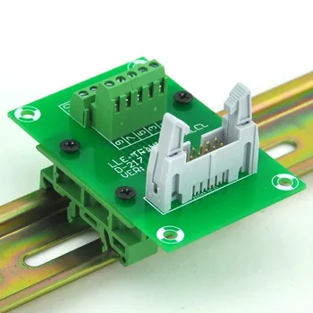 Tiskana pločica nosač za montažu na DIN-šinu 2x adapter + 4x vijci težina PCB, nosač PCB-rail mount