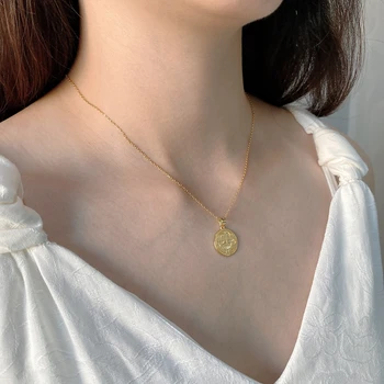 Silvology srebra 925 Vaga ogrlica zlato cijele 18K zlato Konstelacija privjesak ogrlice za žene Rođendan nakit poklon