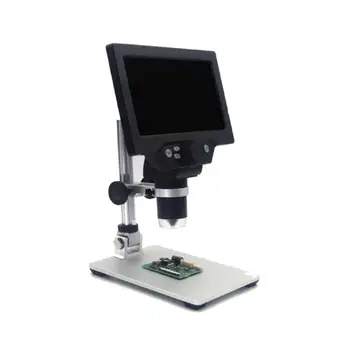 Novi 1200X Digitalni mikroskop 7-inčni LCD zaslon HD zaslon lemljenje popravak mobilnog telefona e-video mikroskop lupa+stalak