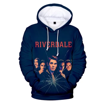 Pop TV series Riverdale 3D Hoodies Men Women Sweatshirt Kids Streetwear Mode Full Printed Riverdale casual pulover vrhovima