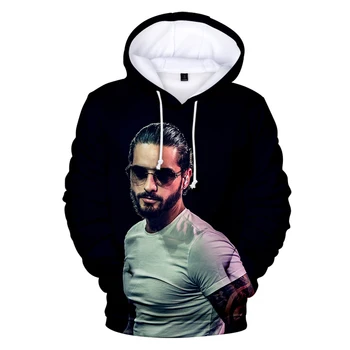Smiješno popularni Maluma 3D hoodies veste muški/žene, mladi ljudi su dugi rukav majica moda casual majica pulover