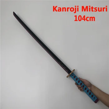 1: 1 cosplay anime Kimetsu no Yaiba mač oružje Ubojica Demona Kanroji Mitsuri mač anime ninja nož PU igračka 104 cm