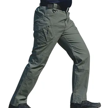 Muški radnici teretni duge hlače s džepovima besplatne hlače &T8