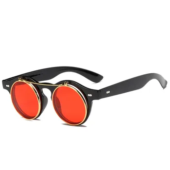 Sunčane naočale Žene brand dizajner moda cijele steampunk parna punk metalni premaz retro sunčane naočale Oculos de Sol Feminoculos
