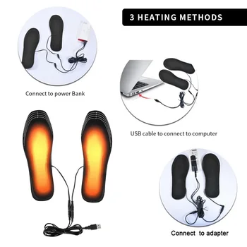 USB нагреваемые uložak noge toplo čarapa mat mat električno нагревающиеся uložak prati режущиеся uložak tople termalne ulošci za cipele unisex