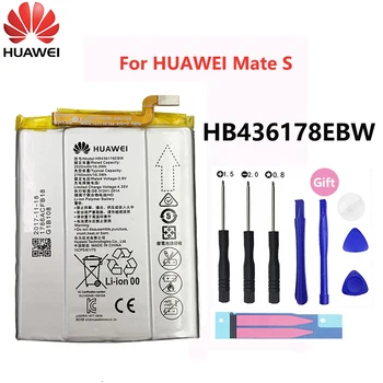 Hua wei Original HB436178EBW Replacement Li-Polymer Battery 2700mAh For HUAWEI Mate S svojim mates CRR-CL00 UL00 Phone Batteries