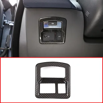 Karbonskih vlakana za Land Rover Range Rover VELAR 2017 2018 ABS kromirana unutarnja stražnja vrata rama prekidač elektronske ručne kočnice poklopac završiti