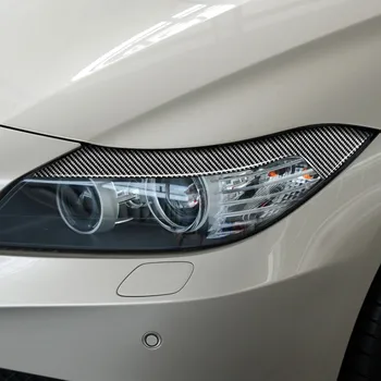Za BMW Z4 E89 2009-Carbon prednja fara obrve oči poklopac zaštitni poklopac svjetla popravak naljepnica tuning auto oprema