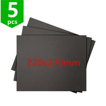 SWMAKER 5pcs 220x270mm 3D Printing Build Surface sticker for Anet E10 3D printer Square Black list super stick list