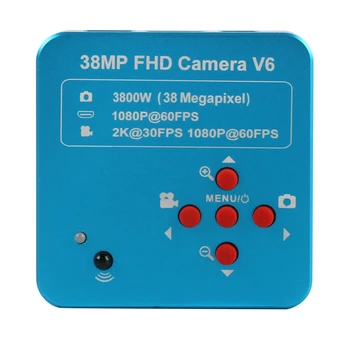 1080P 38MP 2K HDMI USB industry e-video-mikroskop skladište + 100X 180x C-MOUNT objektiv za telefon PCB SMD CPU lemljenje