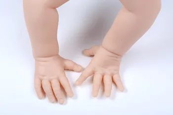 NPK New Design 24Inch Blank Reborn Doll Kit With Silicon Vinil To Make A Lifelike 60CM Reborn Baby Doll