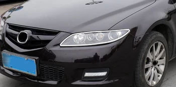 ABS kromirana prednja fara automobila+stražnja svjetla stražnji poklopac žarulje završiti za Mazda 6 M6