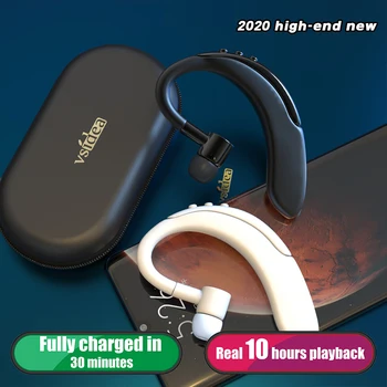Vsidea Business Bluetooth Sports Headphone Vozač Handsfree Uho kuka slušalice s mikrofonom za smanjenje buke za iPhone svi telefoni