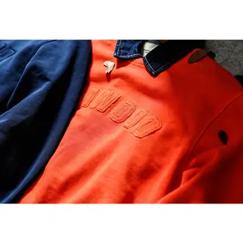 SIMWOOD pamuk šarenilo pismo veste muški uzročno-pulover majica moda sportski odijelo plus size hoodie 190465