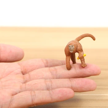 6 kom. mini divlje životinje Генон,orangutan,zlatni majmun model figurice životinja minijaturnih figurica igračka za djecu poklon