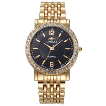 Novi muški sat brend luksuznih od nehrđajućeg čelika kvarcni sat moda poslovne CZ vodootporan sat Relogio Masculino