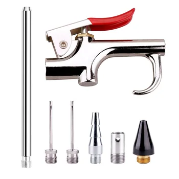 7 kom./compl. kompresor udarac pištolj metalni alat Npt Air Inlet Kit Spray Blower napuhavanje pribor za čišćenje igala skup alata