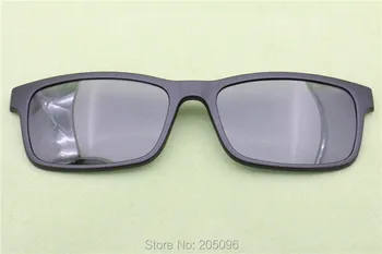 Model broj 007 single clipping TAC polarizovana pravokutni sunčane naočale, leće za kratkovidost dalekovidost naočale extra clip on sunlens