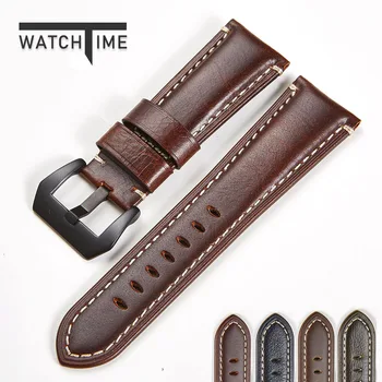 Top Brand Watch Pojas Vintage Unikatni prirodna koža remen za sat 20mm 22mm 24mm 26мм remen za sat Crazy Horse Kožni remen za sat