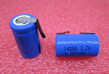 Nova baterija 14250 ER14250 LS14250 3.7 V 300mah punjiva litij baterija 1/2 AA litij-ionske baterije nogu nogu nogu