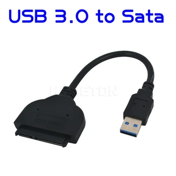 Kebidumei SATA USB3.0 adapter kabel, pretvarač za 2,5-inčni HDD SSD hard disk za laptop SATA adapter kabel za USB 3.0 za SATA