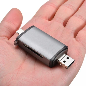 PC Mobile Phone Expansion Data Card Read Adapter 6-in-1 Type C Card Reader USB 3.0 TF S-D Memory Card MicroUSB sučelje