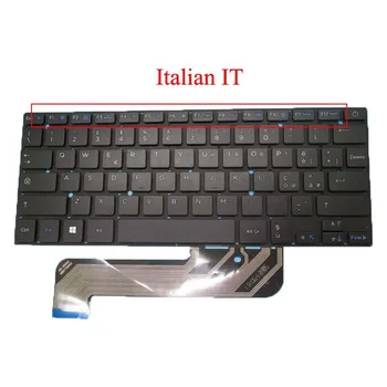 Laptop US SP IT AR tipkovnica za Irbis NB44 XK-HS002 MB27716023 Arabia talijanski španjolski engleski crna bez okvira novi