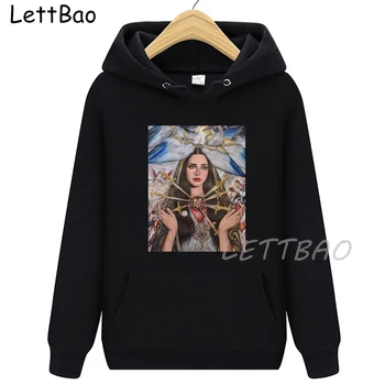 Lana Del Rey Žene Hoodies Jesen Zima Top Tiskanje Majica Dugi Rukav Korejski Stil Pulover Majica Svakodnevni Slobodne Žene 2020