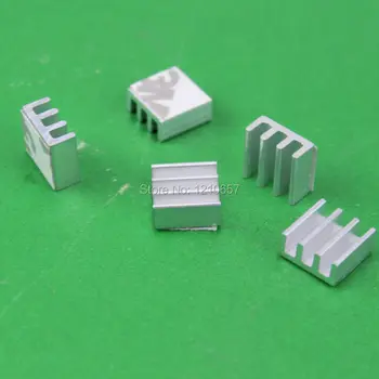 1000 kom. lot aluminijski radijatori hladnjak hladnjak IC kartica PC RAM čip kartice 11 x 11 x 5 mm